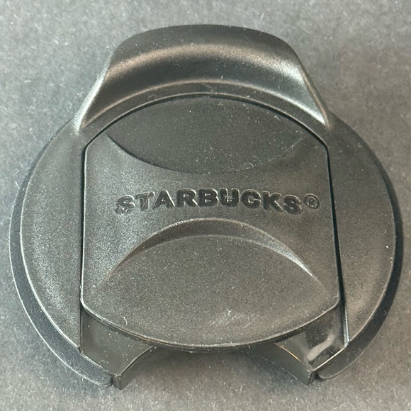 Starbucks 2013 Tall Coffee Mug with Lid White Ceramic Black Mermaid Logo 16 Oz - Picture 6 of 11